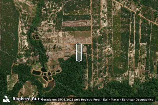 Imagem de satélite de LOTE 47/74-A5 SETOR 12 GL CORUMBIARA / LOTE 47/74-A5 SETOR 12