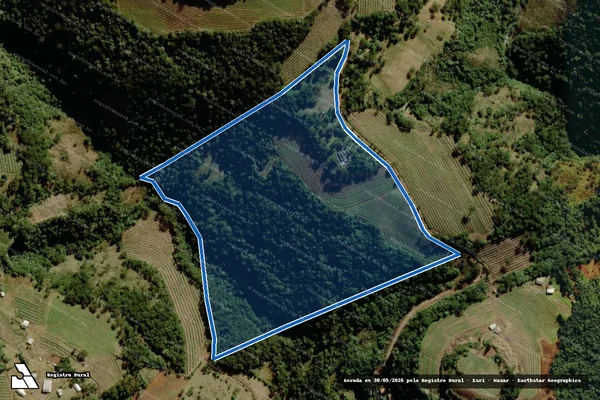 Imagem de satélite de Fazenda Criuvas- Area 8 - Area 8 em São Joaquim - SC