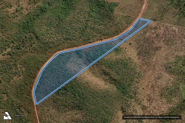 Imagem de satélite de JUNÇÃO DOS LOTES 22 E 23 LOTE O2 - 002 em Palmas - TO