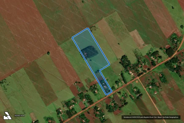 Imagem de satélite de Projeto de Assentamento Itamarati I ? CUT - LOTE 240 em Ponta Porã - MS