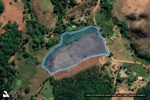 Imagem de satélite de Fazenda Estiva - Parte 1 em Rio Piracicaba - MG