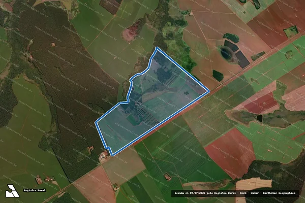 Imagem de satélite de Fazenda Passatempo - PARTE 1 em Ponta Porã - MS