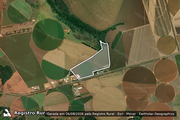 Imagem de satélite de Fazenda Lagoinha - Parte 1 em Santa Juliana - MG