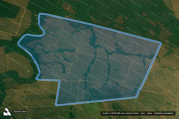 Imagem de satélite de Fazenda Florida - Gleba São Sebastião Sul