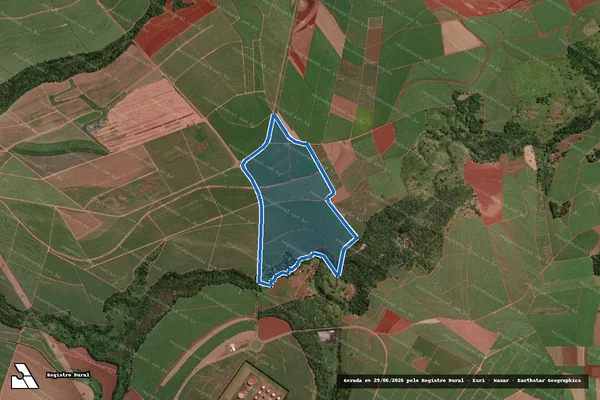 Imagem de satélite de Fazenda Patos Santo Antonio - Fazenda Patos Santo Antonio ? Gleba B em Pederneiras - SP