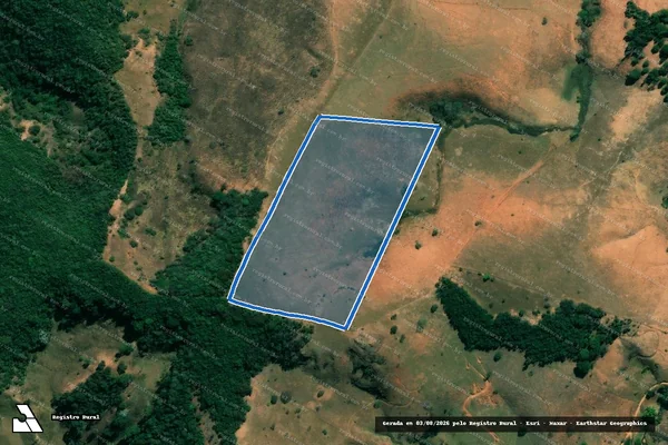 Imagem de satélite de Córrego Boa Vista, distrito de Granada - GLEBA UNIFICADA em Abre Campo - MG
