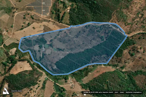 Imagem de satélite de FAZENDA MATOS - PARTE1 em Pedro Leopoldo - MG
