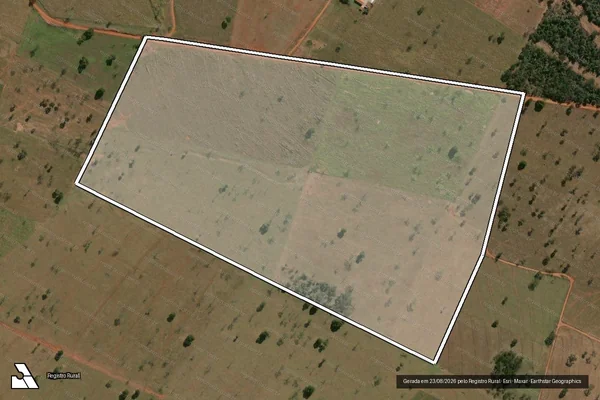 Imagem de satélite de Fazendas Serra da Moeda, Moeda do Daniel e Moeda dos Araújos - Fazendas Serra da Moeda, Moeda do Daniel e Moeda dos Araújos em Itapagipe - MG