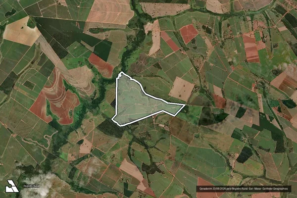 Imagem de satélite de FAZENDA ALVORADA - Parcela 1 em José Bonifácio - SP