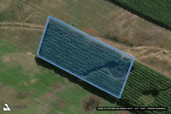 Imagem de satélite de Fazenda Poncho - Matrícula 24.073 em Mostardas - RS