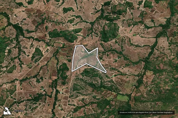 Imagem de satélite de PROJETO DE ASSENTAMENTO VITOR MANOEL - Lote 39 em Crixás - GO