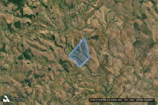 Imagem de satélite de Fazenda São José da Pedra D água - Parcela 1 em Cardoso Moreira - RJ