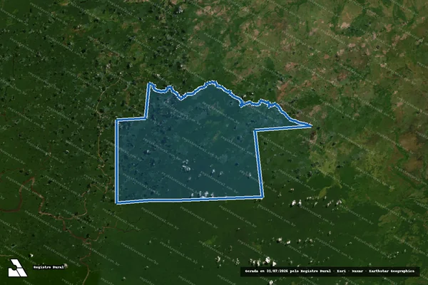 Imagem de satélite de FAZENDA ARARAQUARA em Anajás - PA