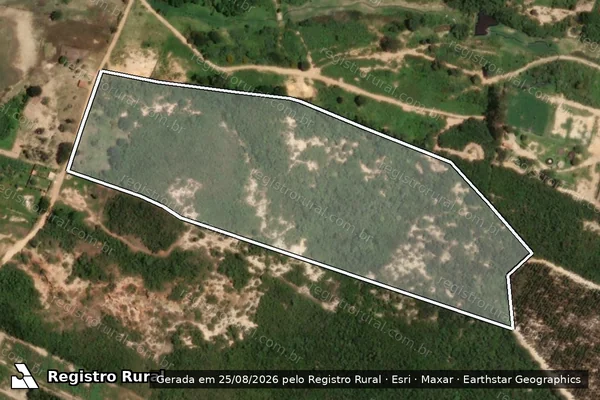 Imagem de satélite de Fazenda Baraúnas - Parte 2 em São João do Paraíso - MG