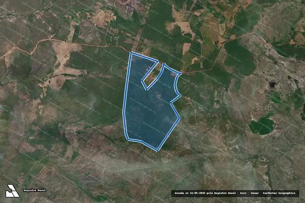 Imagem de satélite de Fazenda Chuber - Fazenda Chuber em Iraquara - BA