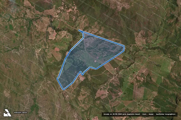 Imagem de satélite de FAZENDA MAMÕES - Gleba 1 em Nova Roma - GO