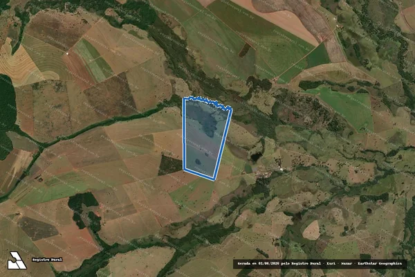 Imagem de satélite de FAZENDA UNIÃO DAS GAIVOTAS em Cachoeira Alta - GO