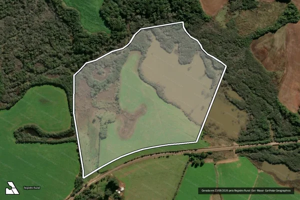 Imagem de satélite de Campo do Valinho - Valinho RIO em Passo Fundo - RS