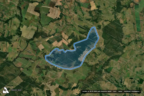 Imagem de satélite de FAZENDA NACIONAL DE CAIÇARA em Mirassol d'Oeste - MT