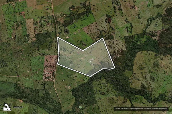 Imagem de satélite de Chácara São Francisco - Parte 1 em Miranda - MS