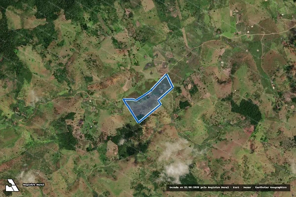 Imagem de satélite de Fazenda Baixa Nova - Parte 2 em Itarantim - BA