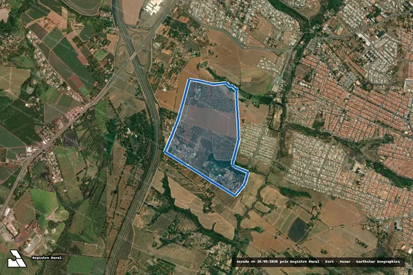 Imagem de satélite de Fazenda Giacon - Gleba A em Limeira - SP