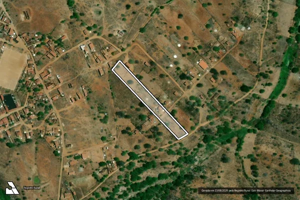 Imagem de satélite de FAZENDA OLHO D ÁGUA DO PADRE  - Sítio Olho d?Água do Padre (Parcela 10) em Riacho das Almas - PE