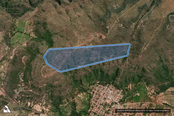 Imagem de satélite de FAZENDA SERRA DAS VEREDAS - Parte 4 em Brasilândia de Minas - MG