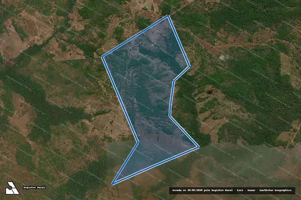 Imagem de satélite de FAZENDA SANTA RITA - LOTE Nº 07, DO LOTº ARAGUACEMA, 1ª ETAPA em Araguacema - TO