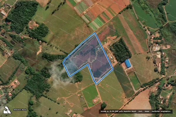 Imagem de satélite de SÍTIO SANTO AFONSO II - Parte 1 em Pouso Alegre - MG