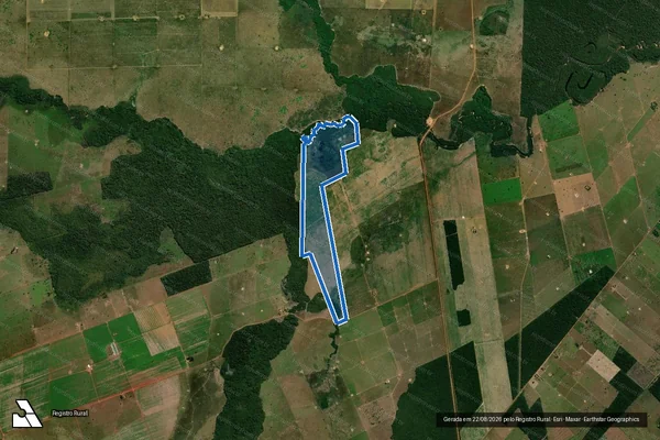 Imagem de satélite de FAZENDA ANTONIETA - 13 em Vila Bela da Santíssima Trindade - MT