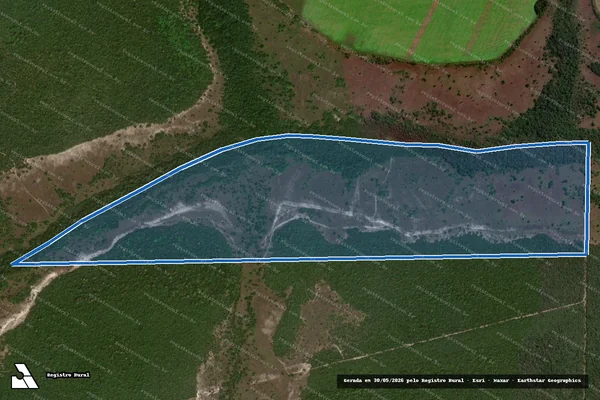 Imagem de satélite de FAZENDA PIRAGUASSÚ VI - Parte 1 em Canabrava do Norte - MT