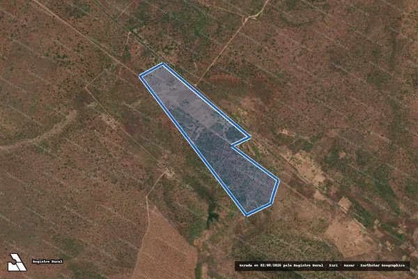 Imagem de satélite de PITOMBEIRA, DATA GUARIBAS - Parte 1 em Floriano - PI