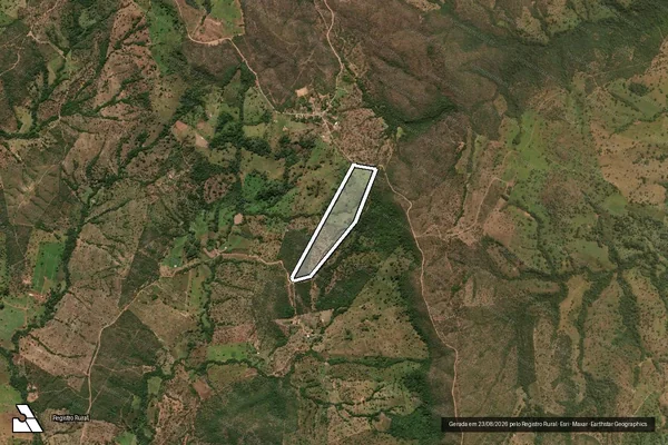 Imagem de satélite de FAZENDA ENGENHO DE SANTANA - PARCELA 02 em Hidrolina - GO