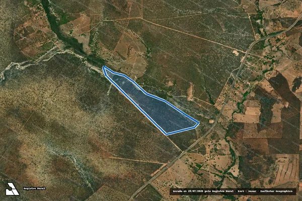 Imagem de satélite de FAZENDA SÍTIO DO MEIO - PARCELA 02 em Cocos - BA