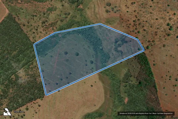 Imagem de satélite de Fazenda Seis Irmãos- Tamboril - Matricula nº. 2687 em Campina Verde - MG