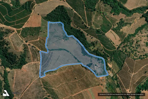 Imagem de satélite de FAZENDA SANTA ROSA - Parcela 1 em Nepomuceno - MG