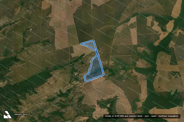 Imagem de satélite de Fazenda Nossa Senhora Aparecida - Área B em Chapada dos Guimarães - MT