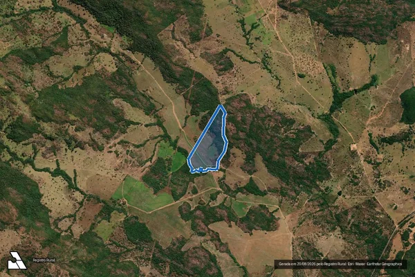 Imagem de satélite de Fazenda Tamanduá ou Pindaíba - Parte II em Israelândia - GO