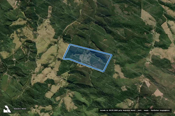 Imagem de satélite de Sítio São Sebastião - PARTE 1 em Natividade da Serra - SP