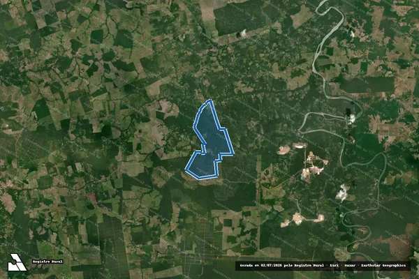 Imagem de satélite de FAZENDA VINTE DE MAIO / Parcela 1 em São Domingos do Capim - PA