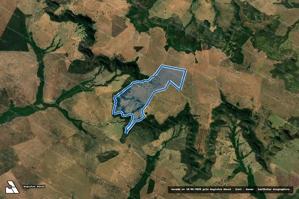 Imagem de satélite de FAZENDA SILVEIRA / Parte 5 em Itarumã - GO