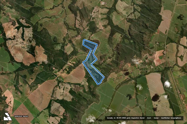 Imagem de satélite de Fazenda Asa Branca - PARCELA 2 em Rio Verde de Mato Grosso - MS