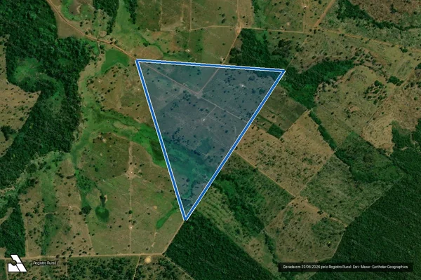 Imagem de satélite de FAZENDA MODELO - Parte 1 em Canaã dos Carajás - PA