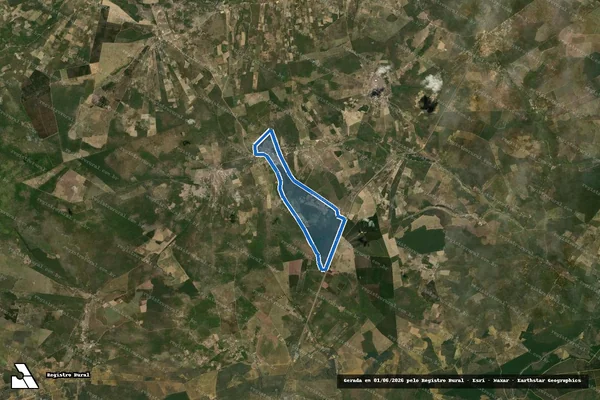 Imagem de satélite de Fazenda Boqueirão Grande - Parcela 1 em Cândido Sales - BA