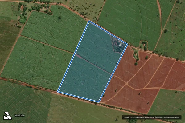Imagem de satélite de Loteamento Rural Nossa Senhora de Fátima ? Gleba A - LOTE 3 em Pereira Barreto - SP