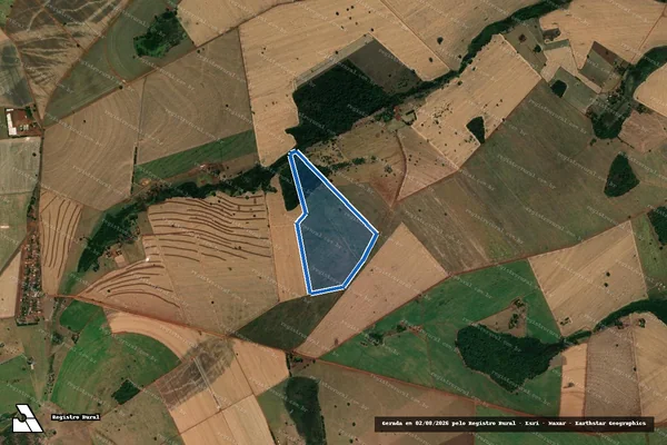 Imagem de satélite de FAZENDA SETE LAGOAS - Parte 1 em Quirinópolis - GO