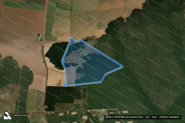 Imagem de satélite de FAZENDA SANTA ROSA II em Nova Mutum - MT