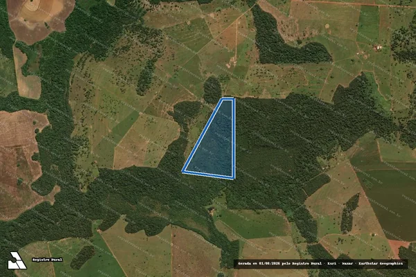 Imagem de satélite de Fazenda Barreiro Vermelho Parcela 2 - Parcela 8 em Pedro Gomes - MS