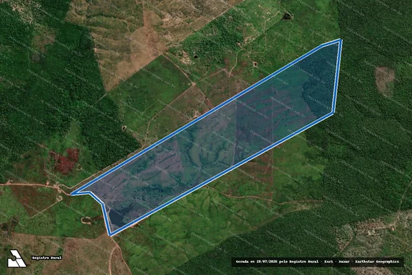 Imagem de satélite de FAZENDA ALEGRIA - PARTE 02 em Gonçalves Dias - MA